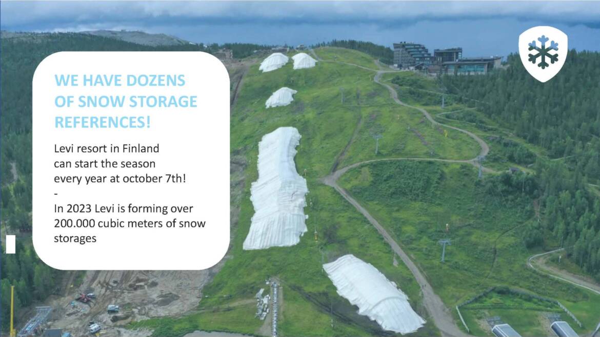 Recycled snow secures Levi Ski Resort’s world cup competition, with nearly $1 million invested in snow farming material